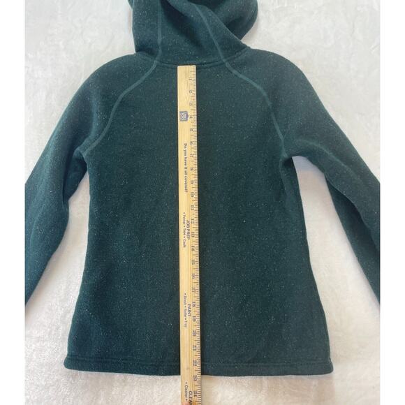 SmartWool Womens XS Hudson Trail Full Zip Fleece Sweater Jacket Hoody Green - Picture 9 of 16